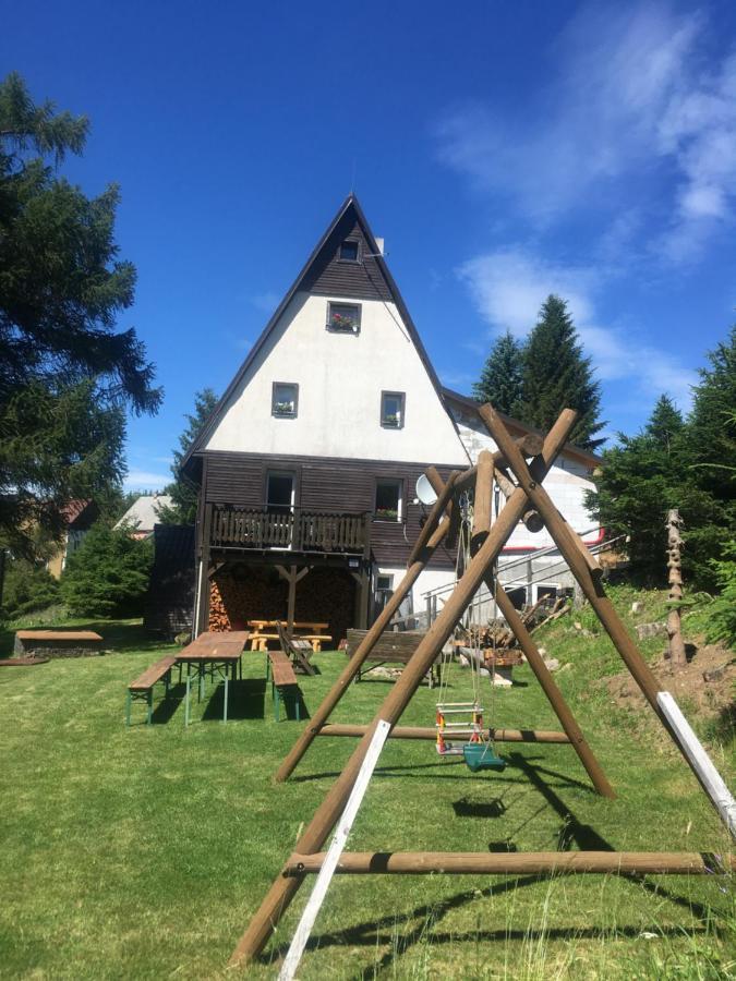 Chata Helena Loučná pod Klínovcem Buitenkant foto